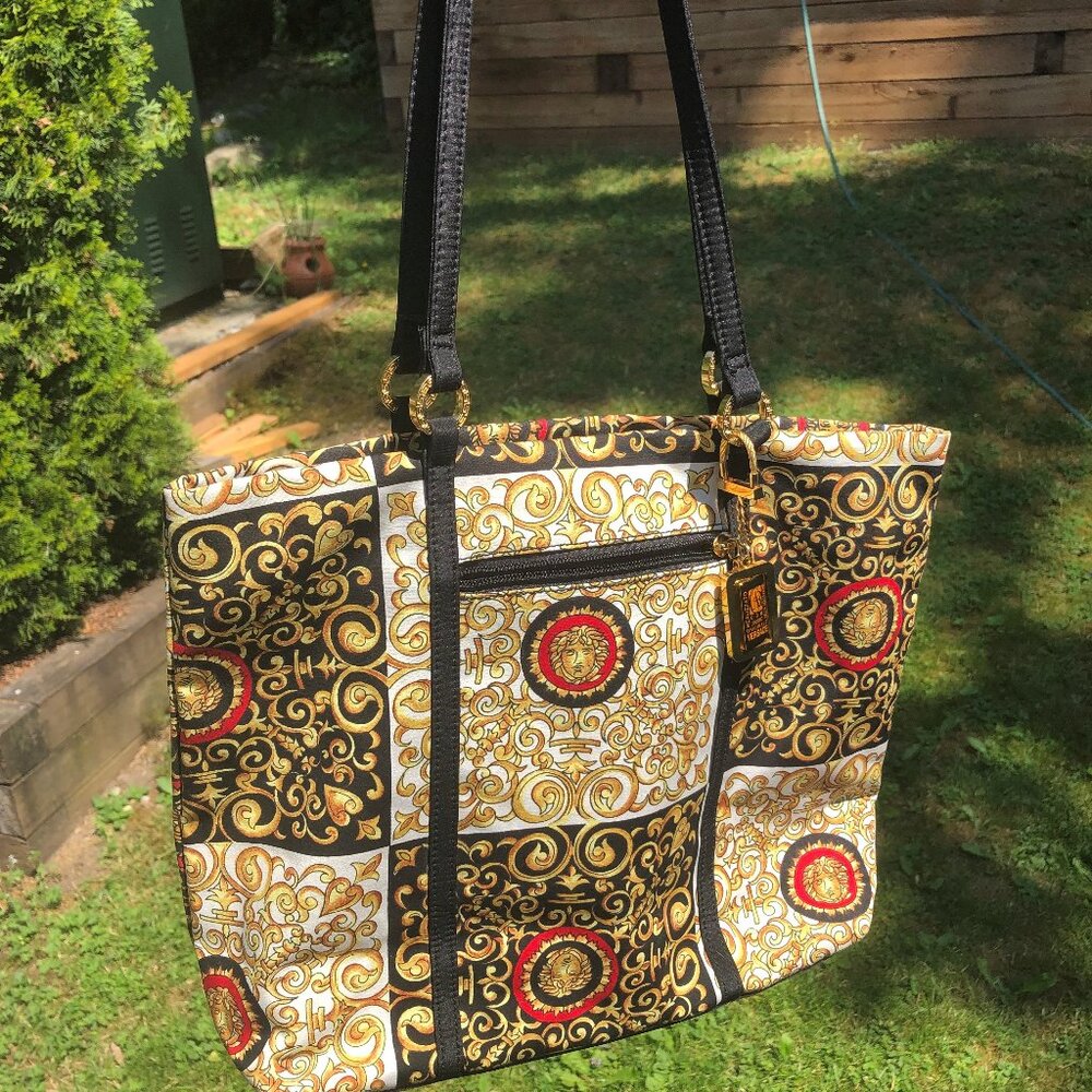 Versace Bag, Authentic.  Poshmark says it's consistent with brand standards.